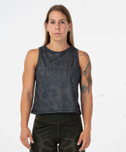 BARBELL THERAPY CROP TANK A/G