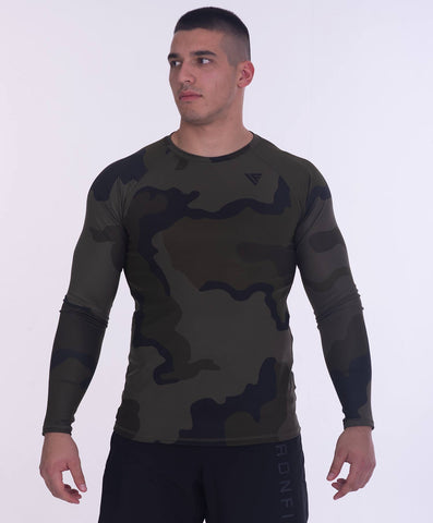 IRONFIBRE X-I CAMO RASHGUARD