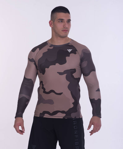 IRONFIBRE X-I CAMO RASHGUARD